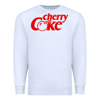 White newcherry coke Premium Sweatshirt - linhVisuals