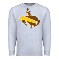 Heather Grey wyoming josh Premium Sweatshirt - linhVisuals