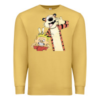 Antique Gold calvin Premium Sweatshirt - linhVisuals