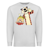 Dove Grey calvin Premium Sweatshirt - linhVisuals