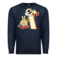 Navy calvin Premium Sweatshirt - linhVisuals