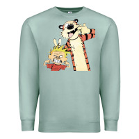 Seafoam calvin Premium Sweatshirt - linhVisuals