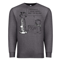 Charcoal Heather calvin Premium Sweatshirt - linhVisuals