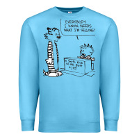 Ocean Blue calvin Premium Sweatshirt - linhVisuals