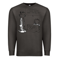 Smoke calvin Premium Sweatshirt - linhVisuals