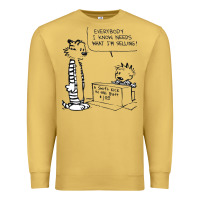 Antique Gold calvin Premium Sweatshirt - linhVisuals