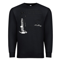 Black calvin Premium Sweatshirt - linhVisuals