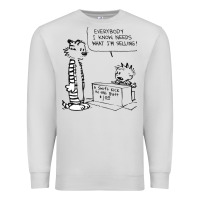 Dove Grey calvin Premium Sweatshirt - linhVisuals