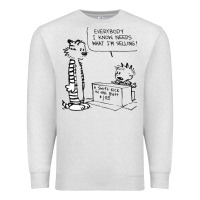 Oatmeal Heather calvin Premium Sweatshirt - linhVisuals