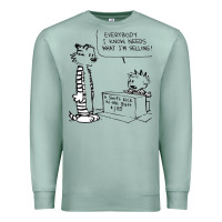 Seafoam calvin Premium Sweatshirt - linhVisuals