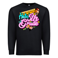 Black hello 5th grade Premium Sweatshirt - JahusDesignShop