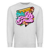 Dove Grey hello 5th grade Premium Sweatshirt - JahusDesignShop