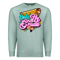 Seafoam hello 5th grade Premium Sweatshirt - JahusDesignShop