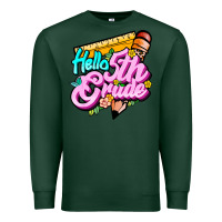 Sports Green hello 5th grade Premium Sweatshirt - JahusDesignShop