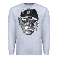 Heather Grey newcigarette smoking jim leyland Premium Sweatshirt - linhVisuals