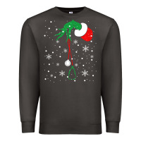 Smoke newchristmas grinch hand holding a stethoscope Premium Sweatshirt - linhVisuals