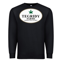 Black tegridy farms Premium Sweatshirt - linhVisuals