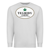 Dove Grey tegridy farms Premium Sweatshirt - linhVisuals
