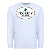 White tegridy farms Premium Sweatshirt - linhVisuals