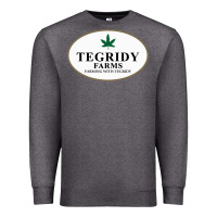 Charcoal Heather tegridy farms Premium Sweatshirt - linhVisuals