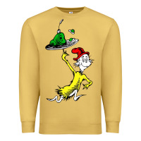 Antique Gold green eggs and ham Premium Sweatshirt - linhVisuals