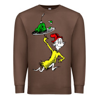 Chestnut green eggs and ham Premium Sweatshirt - linhVisuals