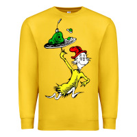 Lemon green eggs and ham Premium Sweatshirt - linhVisuals