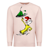 Pale Pink green eggs and ham Premium Sweatshirt - linhVisuals