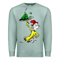 Seafoam green eggs and ham Premium Sweatshirt - linhVisuals