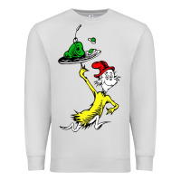 Dove Grey green eggs and ham Premium Sweatshirt - linhVisuals