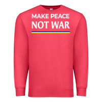 Cardinal make peace not war Premium Sweatshirt - linhVisuals