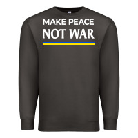 Smoke make peace not war Premium Sweatshirt - linhVisuals