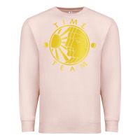 Pale Pink time team television Premium Sweatshirt - linhVisuals