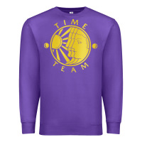 Purple time team television Premium Sweatshirt - linhVisuals