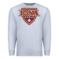 Heather Grey iona gaels Premium Sweatshirt - linhVisuals