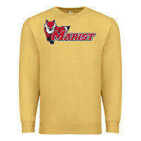 Antique Gold marist red foxes Premium Sweatshirt - linhVisuals