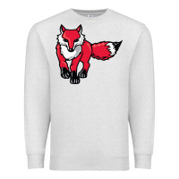 Oatmeal Heather marist red foxes Premium Sweatshirt - linhVisuals