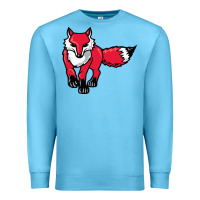 Ocean Blue marist red foxes Premium Sweatshirt - linhVisuals