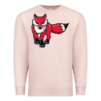 Pale Pink marist red foxes Premium Sweatshirt - linhVisuals