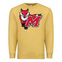 Antique Gold marist red foxes Premium Sweatshirt - linhVisuals