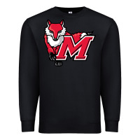 Black marist red foxes Premium Sweatshirt - linhVisuals