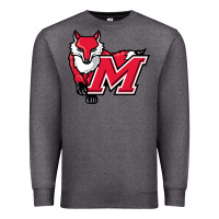 Charcoal Heather marist red foxes Premium Sweatshirt - linhVisuals