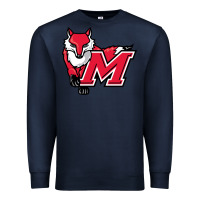 Navy marist red foxes Premium Sweatshirt - linhVisuals