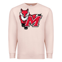 Pale Pink marist red foxes Premium Sweatshirt - linhVisuals