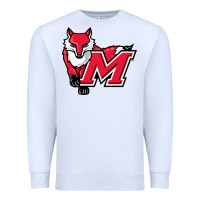 White marist red foxes Premium Sweatshirt - linhVisuals
