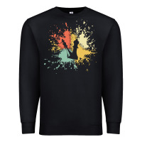 Black chess t  shirt c h e s s i n k s p l a s h t  shirt Premium Sweatshirt - linhVisuals