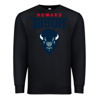 Black howard bison Premium Sweatshirt - linhVisuals