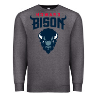 Charcoal Heather howard bison Premium Sweatshirt - linhVisuals