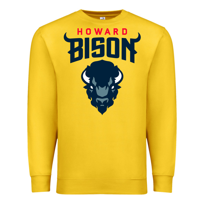 Howard Bison Premium Sweatshirt by linhVisuals | Teevron