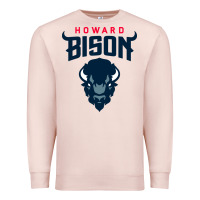 Pale Pink howard bison Premium Sweatshirt - linhVisuals